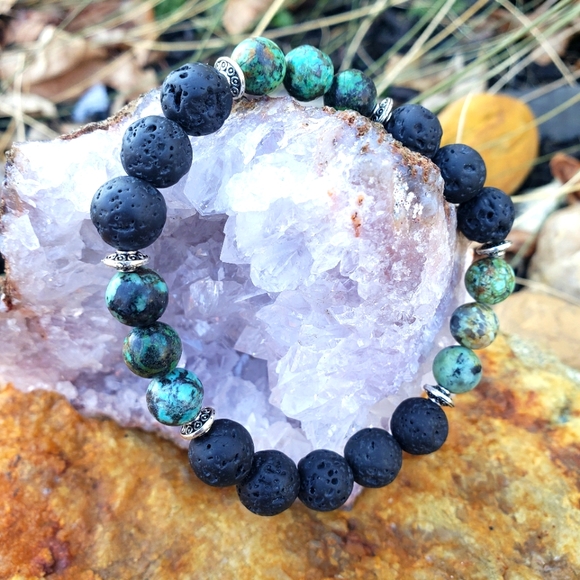 RubyLee Other - Stone of Evolution Bracelet: African Turquoise